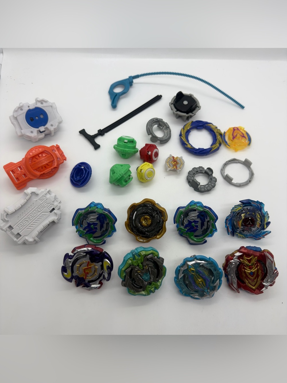 Beyblade Burst Lot – Multiple Tops, Launchers & Parts Bundle